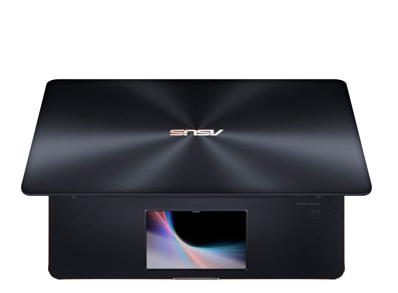 Illustration for article titled Asus anuncia un portátil con pantalla de 5,5 pulgadas donde debería estar el trackpad, ¿qué puede salir mal?